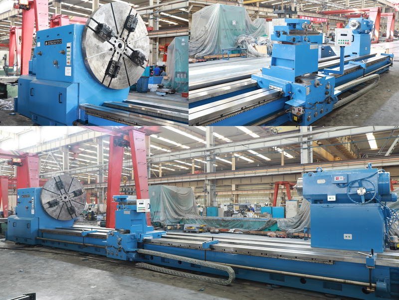 安陽(yáng)鑫盛機(jī)床首臺(tái)承重40噸重型車(chē)床完成試車(chē)驗(yàn)收！交付用戶(hù)！